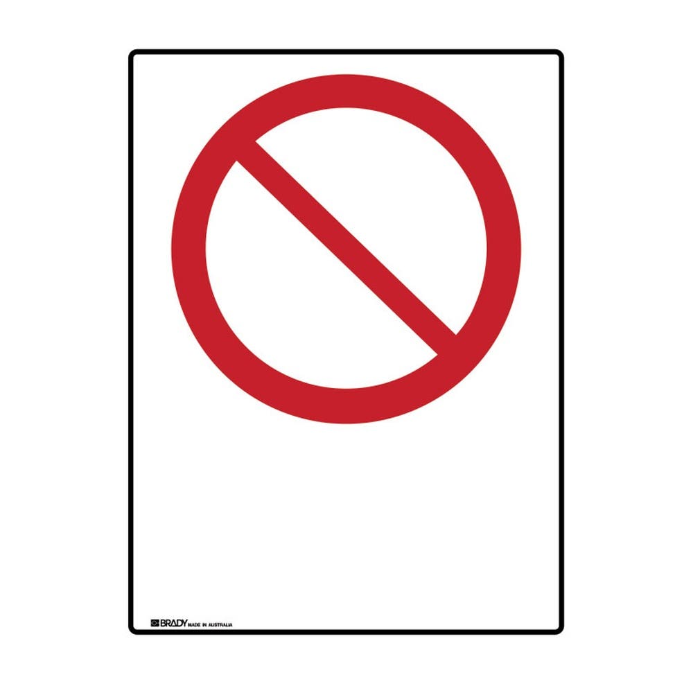 Sign Blank 300 x 450mm Poly 90038809 835216