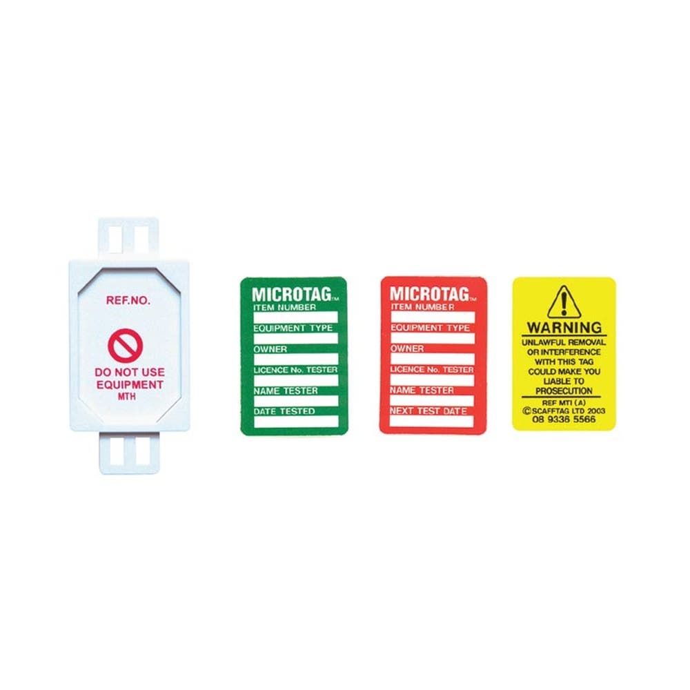 Tag Microtag Insert NEXT TEST DATE Green Pk 100 90040617 857067