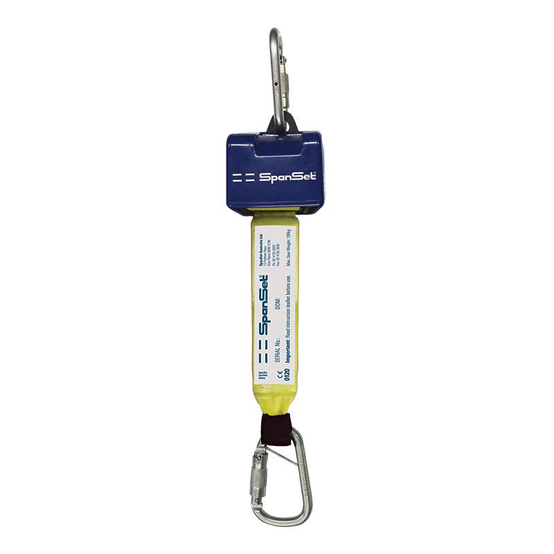 Lanyard Retractable 2.5m Polyester Triple Action Karabiners WLL 136kg 90048241 3201