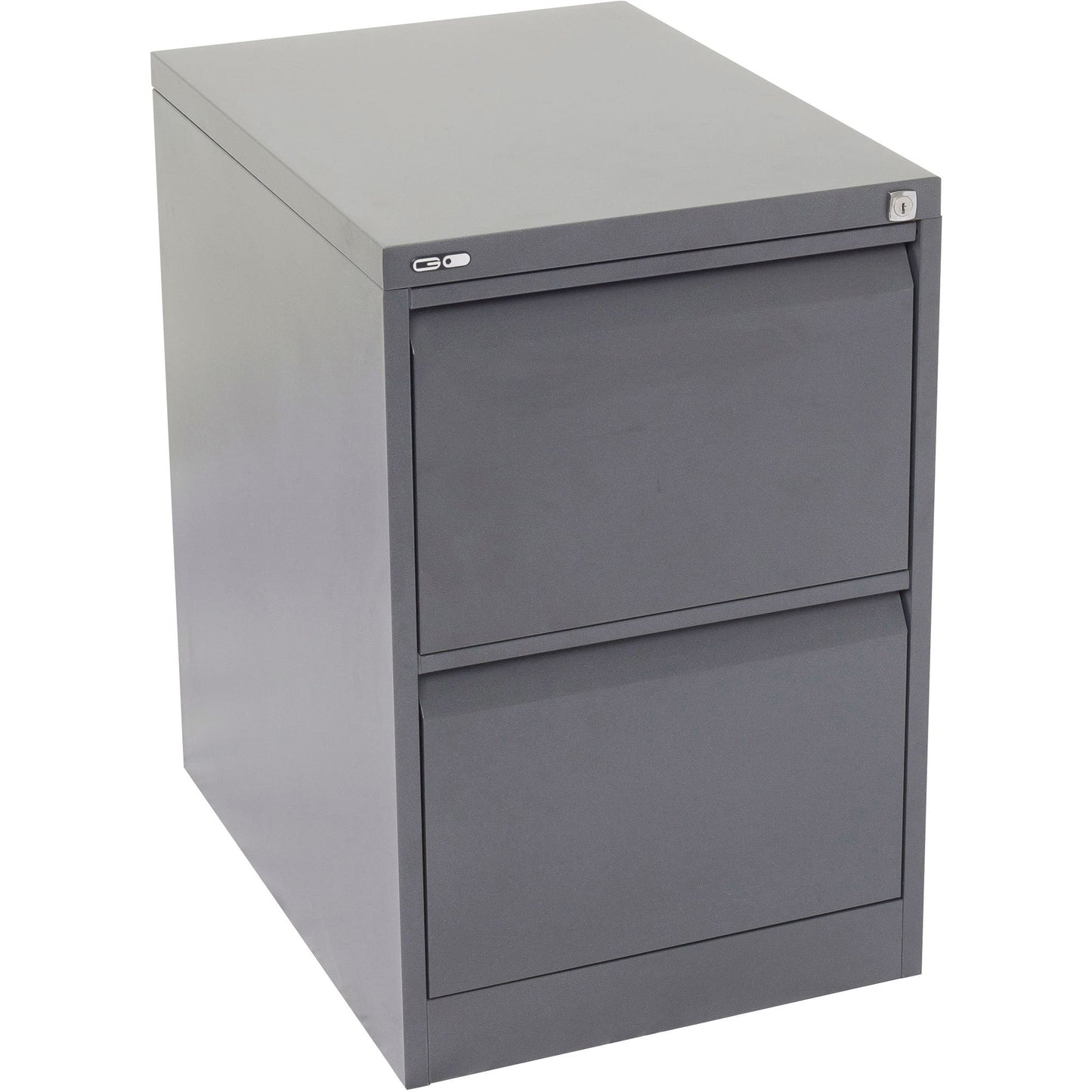 Rapid Filing Cabinet 2 Drawer Go Steel Graphite Ripple 9005496 GFCA2 GR