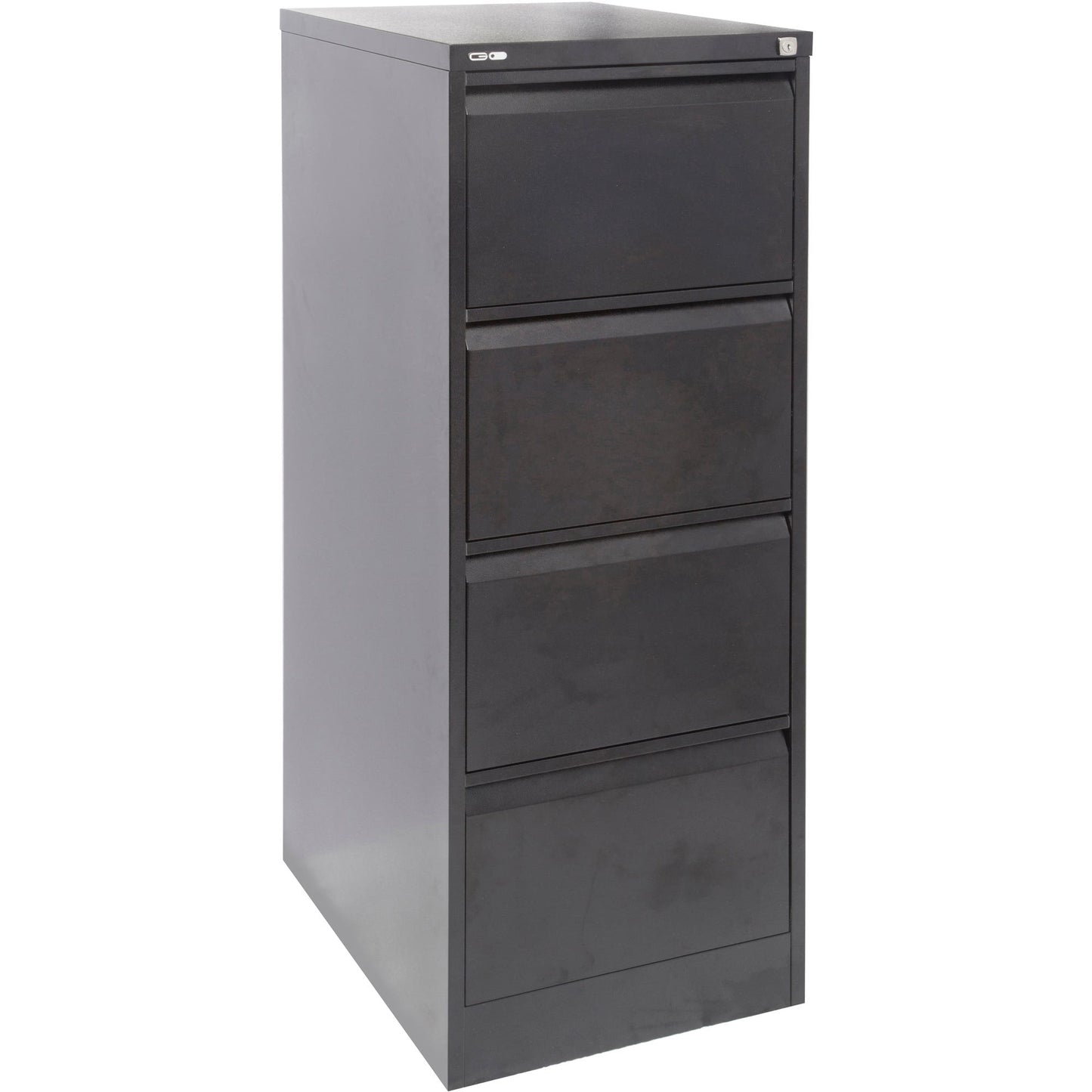 Rapid Filing Cabinet 4 Drawer Go Steel Black Ripple_9005503_GFCA4 BR