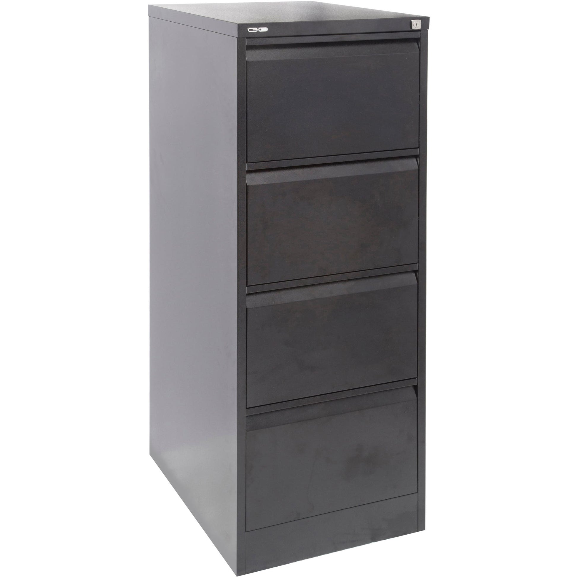 Rapid Filing Cabinet 4 Drawer Go Steel Black Ripple_9005503_GFCA4 BR