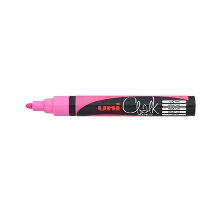 Uniball Pwe5 Liquid Chalk Marker Bullet Point 2.5mm Fluoro Pink 9005777 PWE5MFLP