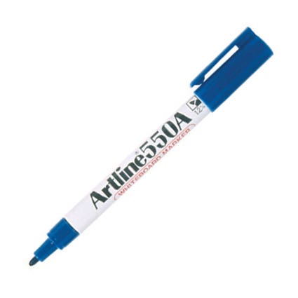 Artline 550A Whiteboard Marker Bullet Point 1.2mm Box 12 Blue 9005833 155003A
