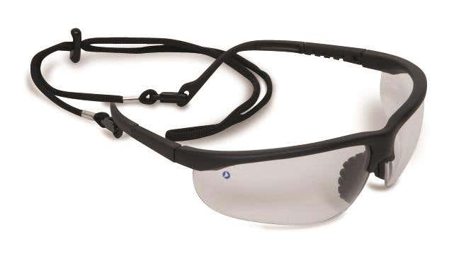 Glasses Clear Lens Black Frame + Spec Cord Fusion Prochoice 90080093 9200