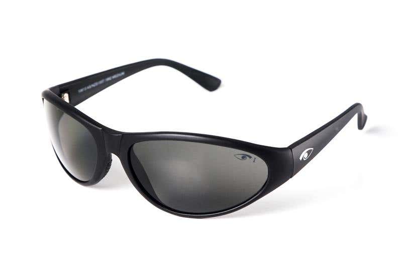 Glasses Matt Black Frame Grey Lens Med Impact Yagan Eyres 90080153 412-M1-GY