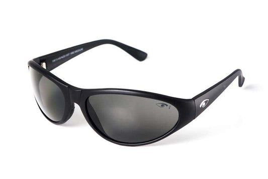 Glasses Matt Black Frame Grey Lens Med Impact Yagan Eyres 90080153 412-M1-GY