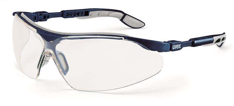 Glasses Clear Lens Black Grey Frame Hard Coat I-vo 90080185 9160-001 NLA