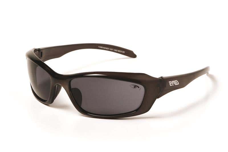 Glasses Grey Lens Crystal Charcoal Frame Med Impact Razor Eyres 90080277 702-C8-GY