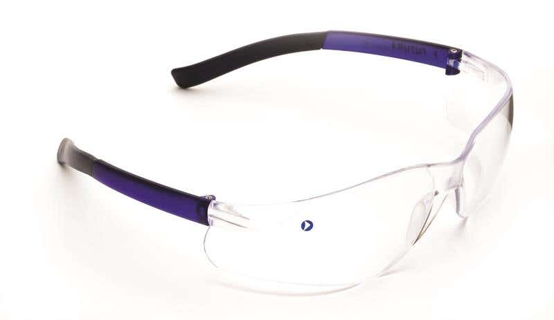 Glasses Clear Lens Blue Black Frame Anti Fog Futura Prochoice 90080380 9000