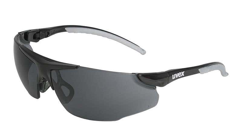 Glasses Grey Lens Black Silver Frame Anti Fog Sprint 90080557 9101-042