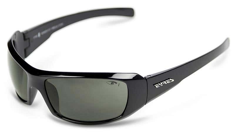 Glasses Grey Lens Shiny Black Frame Polarised Thunder Eyres 90080600 620-S1-PG
