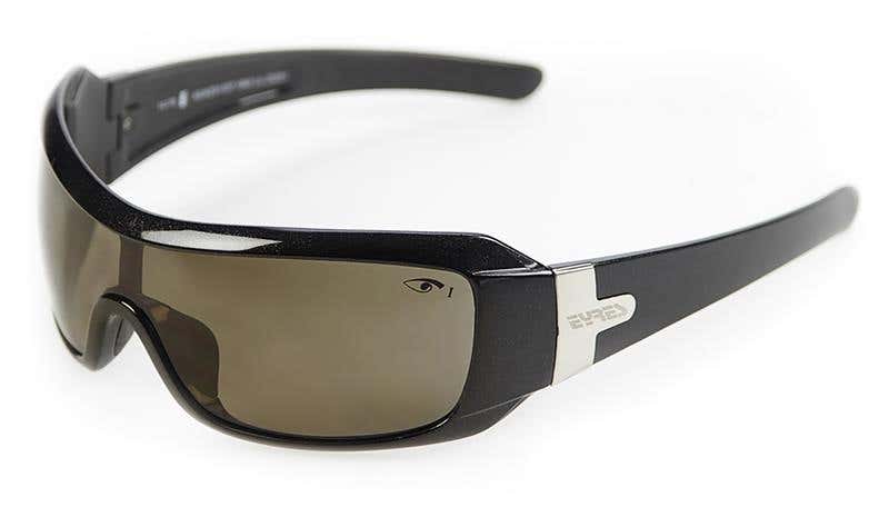 Glasses Flash Silver Polarised Lens Black Framed Daredevil Eyres 90080608 621-SB-PBFS