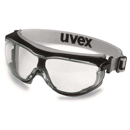 Goggles Clear Lens Black/Grey Frame Carbonvision 9307-385 Uvex 90080723 9307-385