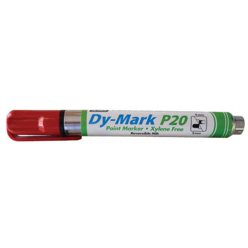 P20 Paint Marker Bullet/Chisel Tip 2/4mm Red 90085001 12072002
