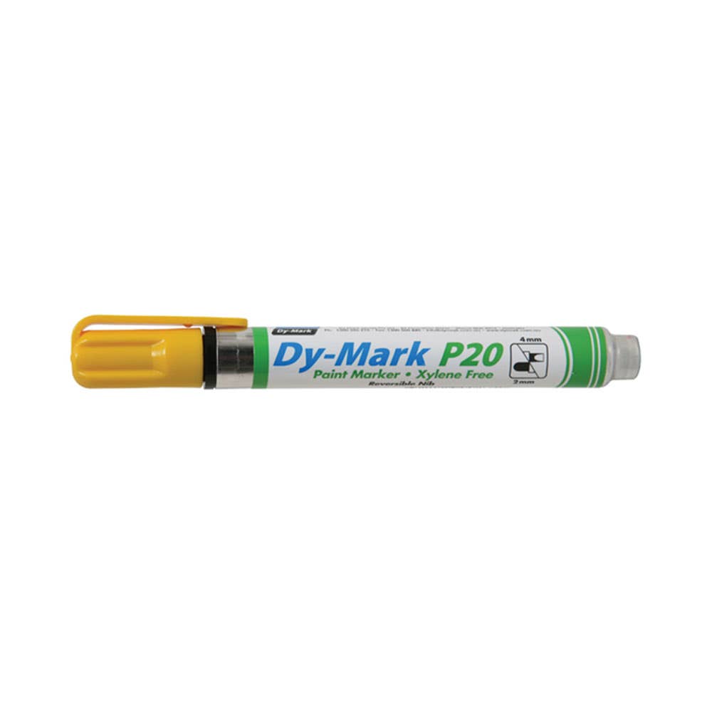 P20 Paint Marker Bullet/Chisel Tip 2/4mm Yellow 90085002 12072005