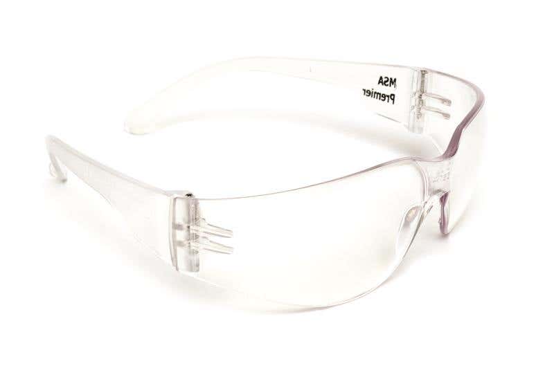 Glasses Clear Lens Black Frame Premier MSA 90088004 763109C