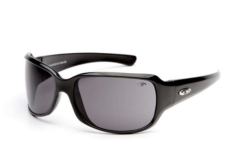 Glasses Grey Lens Shiny Black Frame Hard Coat Eyres 90088017 608-S1-GY