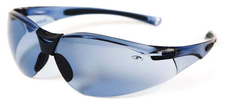 Glasses Light Blue Lens Black Frame Med Impact Terminator Eyres 90088029 102-OP-LBG