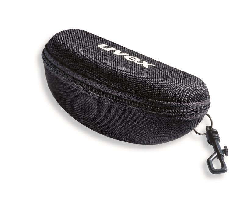 Case Hard Glasses Black Kidney Shaped + Belt Clip 90088104 1089