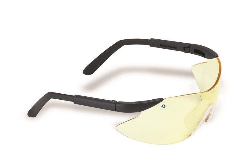 Phoenix Safety Glasses Amber Lens Black Frame_90088113_8605