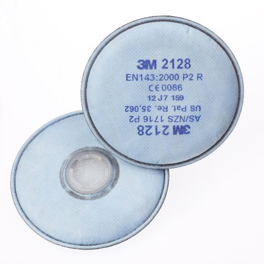 2128 GP2 Particulate Filter with Nuisance Level Organic Vapour/Acid Gas Relief 2 Pk_90100090_7000029913