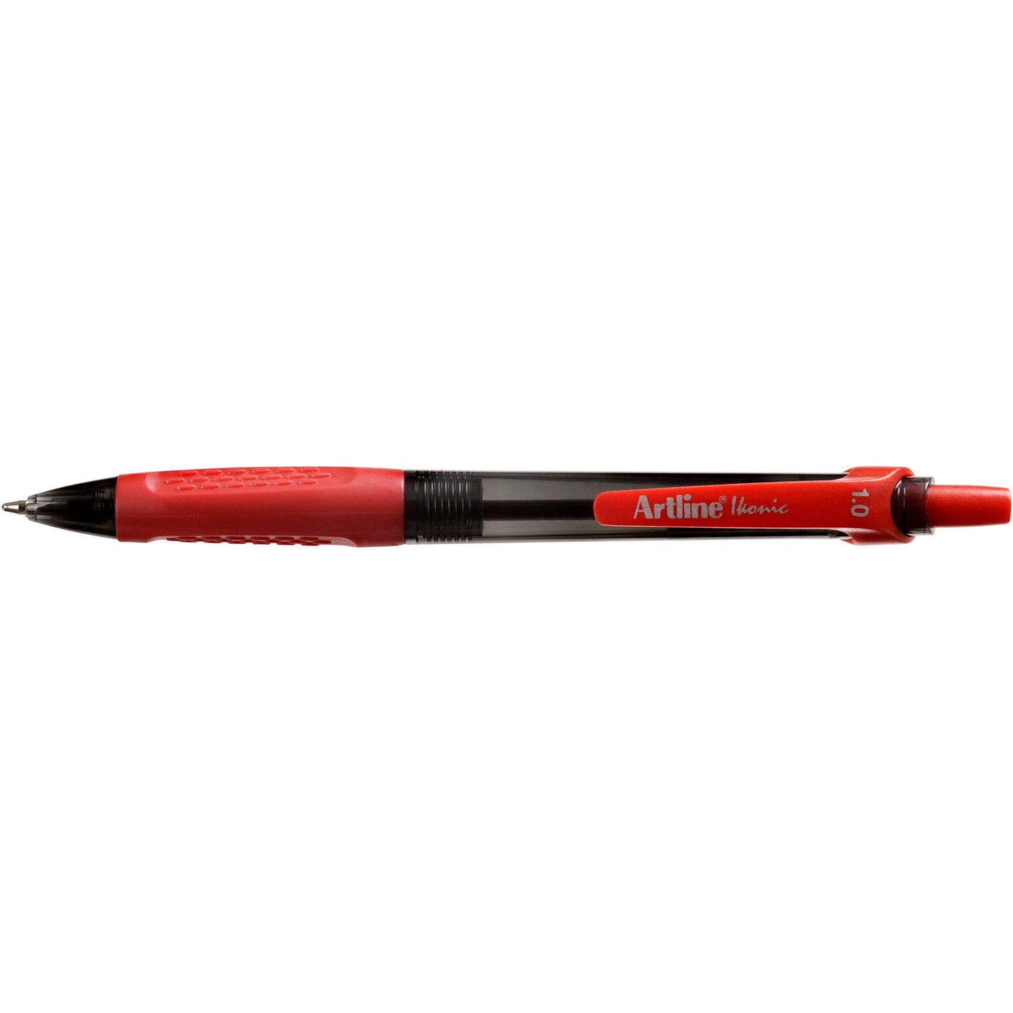 Artline 8410 Retractable Ballpoint Pen Grip Medium 1mm Red 9010161 184002