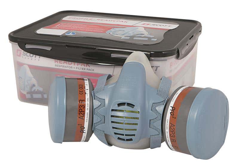 Scott Safety A2P2 Half Face Reusable Respirator Kit 90108071 AT010700055