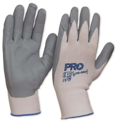 Gloves Lite Grip Nitrile Foam Coated On Nylon Size 10 ProChoice 90110004 NNF10