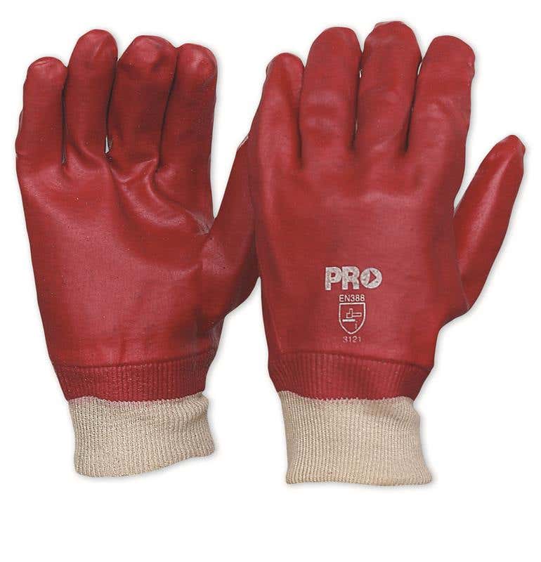 Gloves Chemical PVC Elastic Wrist Size 10 ProChoice 90110019 PVC27KW