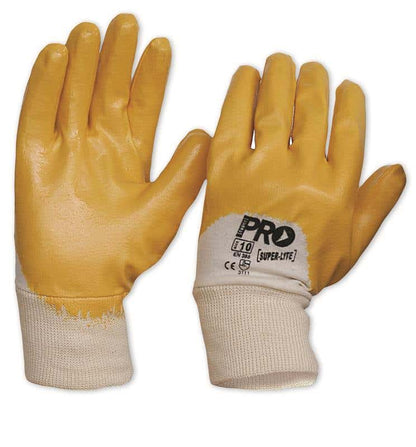 Gloves Nitrile Coated Knitted Wrist Size 10 ProChoice_90110020_NBR10