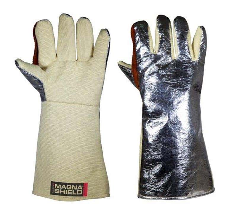 Gloves Aluminised 406mm Heat Length Wool Lined Elliott 90110084 APG16WSK