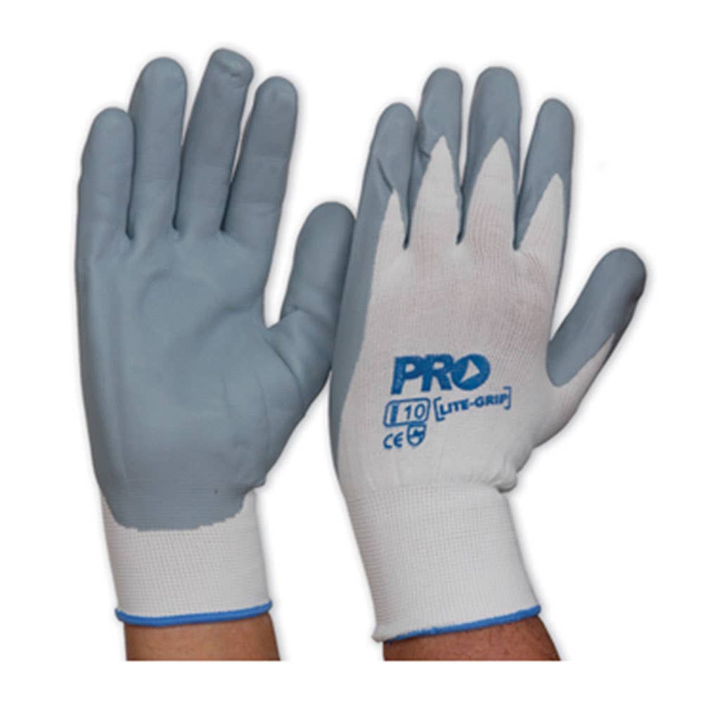Gloves Nitrile Foam Coated Nylon Liner LiteGrip ProChoice NNF