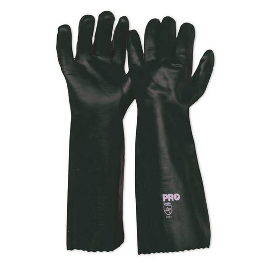 Gloves PVC Chemical Resistant Double Dipped Pro Choice 90110137 PVC45DD