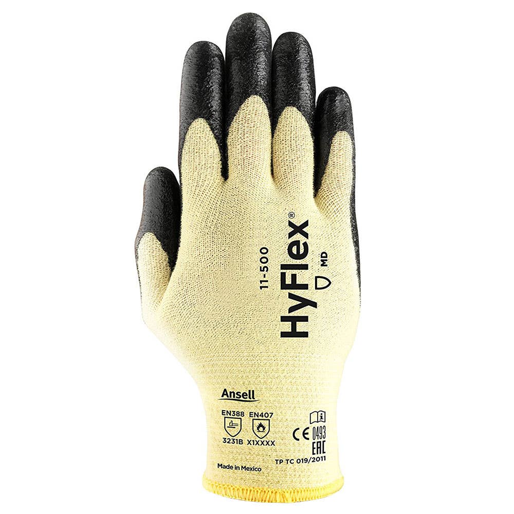 Gloves Hyflex Cut Resistant Size 10 11-500 Ansell 90110120 11-500-10