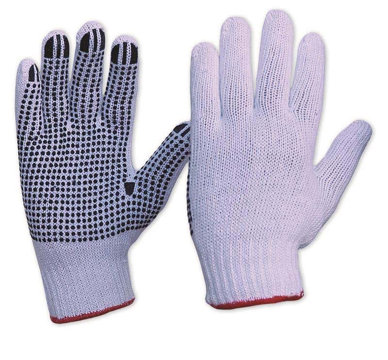 Gloves Poly/Cotton PVC Dot Grip Ladies ProChoice 90118101 342KPDBL
