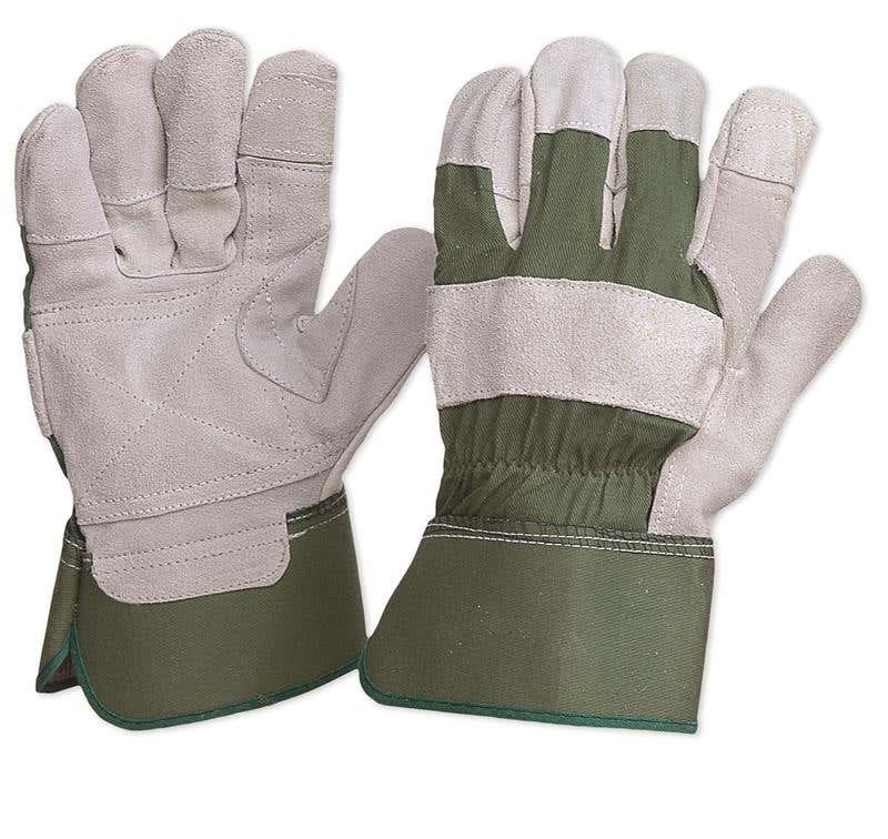 Gloves Leather One Fits All Green ProChoice 90118114 R99KG