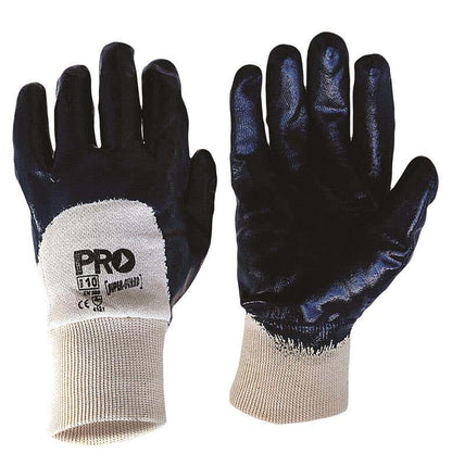Gloves Nitrile Super Guard 3/4 Dipped Blue Size 10 ProChoice 90118153 NBRHB10