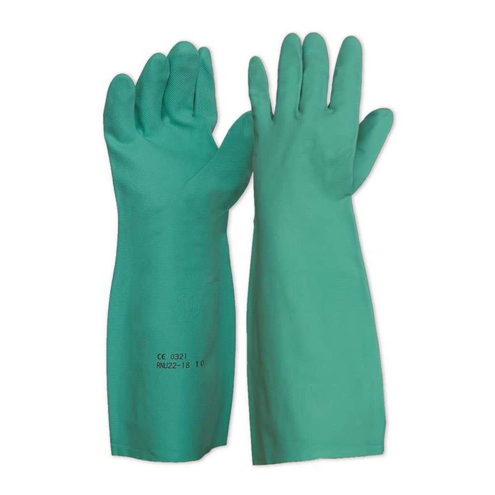 Gloves Nitrile Chemical Resistant Large 45cm Length ProChoice 90110155 RNU22L NLA
