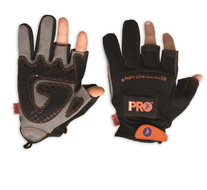 Gloves Synthetic Leather Palm Cut Off Finger ProFit Medium ProChoice 98889091 PFM