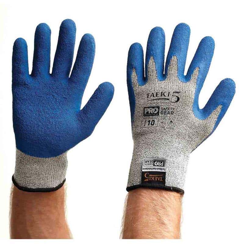 Taeki 5 Cut Resistant Gloves Latex Dip Size 10 90118300 T5LD10