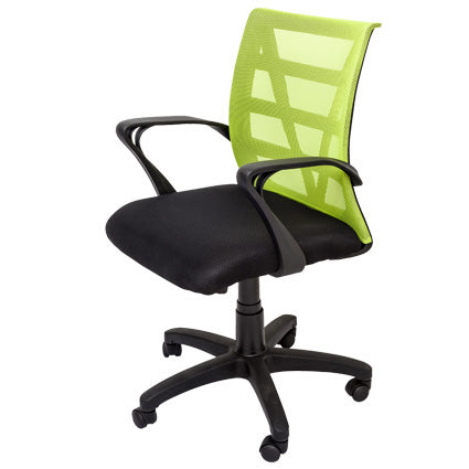 Rapid Vienna Mesh Back Task Chair With Arms Lime Mesh_9012688_VIENNA L