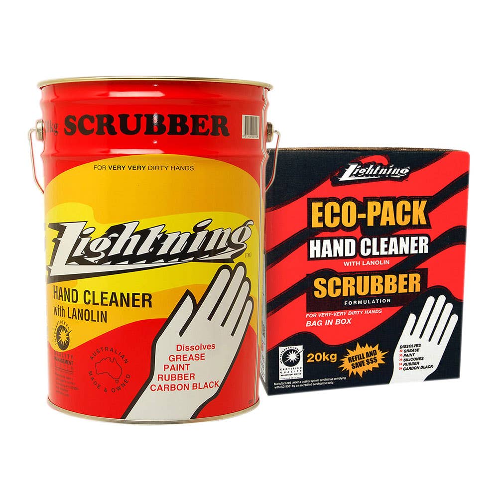 Hand Cleaner Scrubber Eco-Pack Refill 20kg Lightning 90128013 390BB