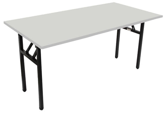 Rapid Folding Table Black Steel Frame 1500X750 Grey Top_9012999_FFT1575 G_NLA