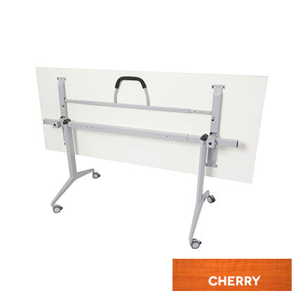Rapid Table Flip Top 1500X750 Silver Frame Cherry Top_9013004_FTT1575 C