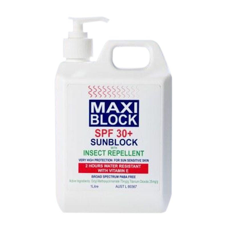 Sunscreen SPF 50+ with Repellent Pump Pack 1L 90140001 MB76602