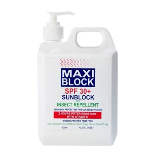 Sunscreen SPF 50+ with Repellent Pump Pack 1L 90140001 MB76602