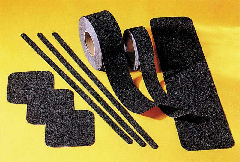 Commercial Grade Anti-Slip Safety Track Tape Conformable Black 150 x 600mm 60011230 3700-800