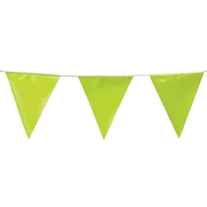 Safety Bunting Flag Fluoro Yellow 30m 90160140 BU1164