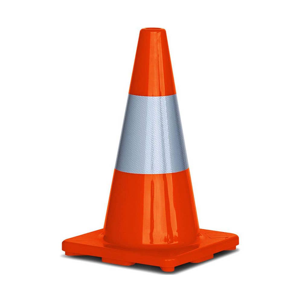 Hi-Vis Reflective Traffic Cone Orange 900mm 90160425 TCOREF900